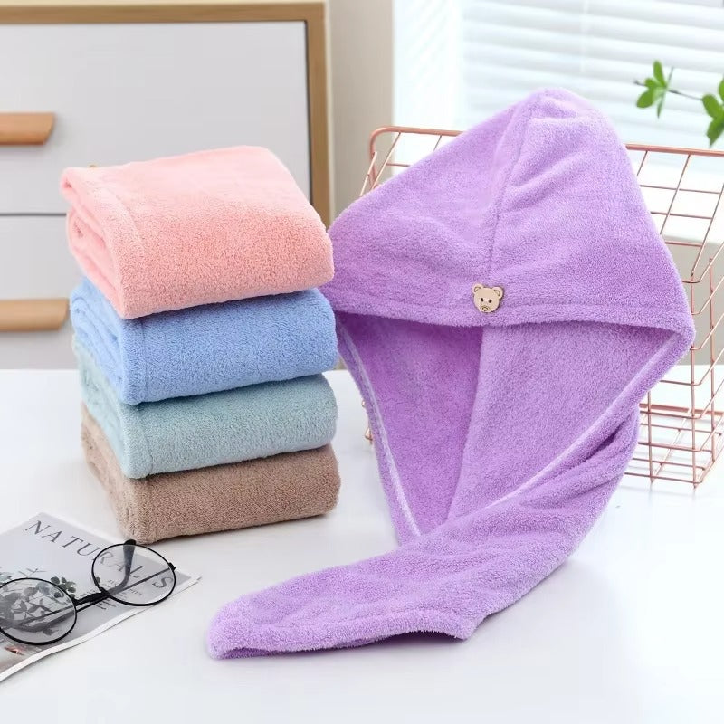 Hair Drying Cap Towel